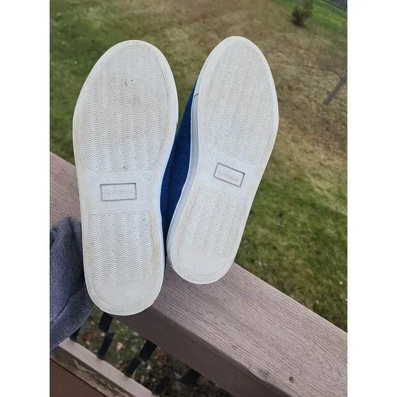 Gottstein Shoes Womens US 10 EU 42 US Wool Felt Lace Up Blue Casual Low Top - Picture 4 of 6